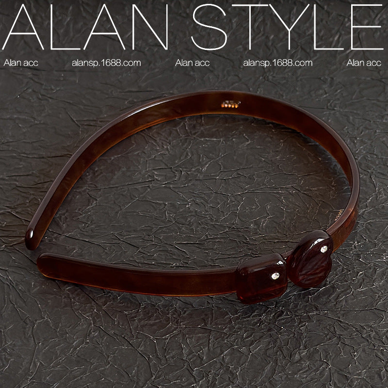 Slim Cellulose Acetate Headband, additional view 5