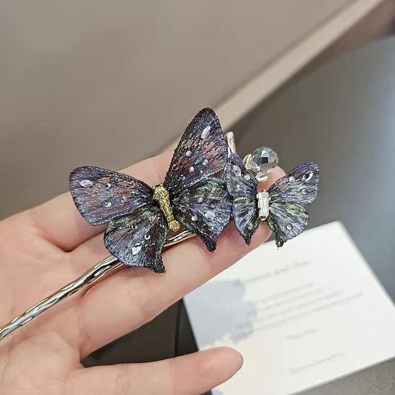 Embroidered Butterfly Hair Stick, additional view 7