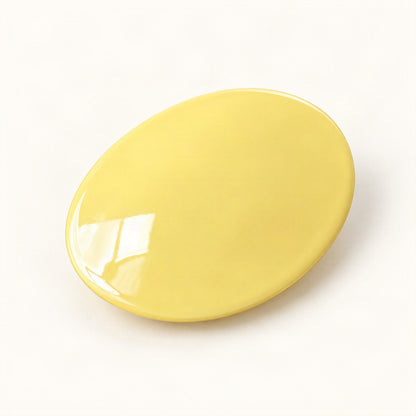 Cellulose Acetate Spring Hair Clip in Butter, Oval [FITINY Hair]