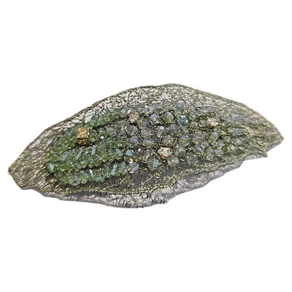 Crystal Leaf Snap Hair Clip, additional view 2