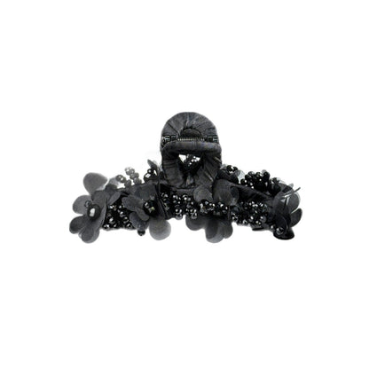Large Crystal Flower Claw Clip, additional view 3