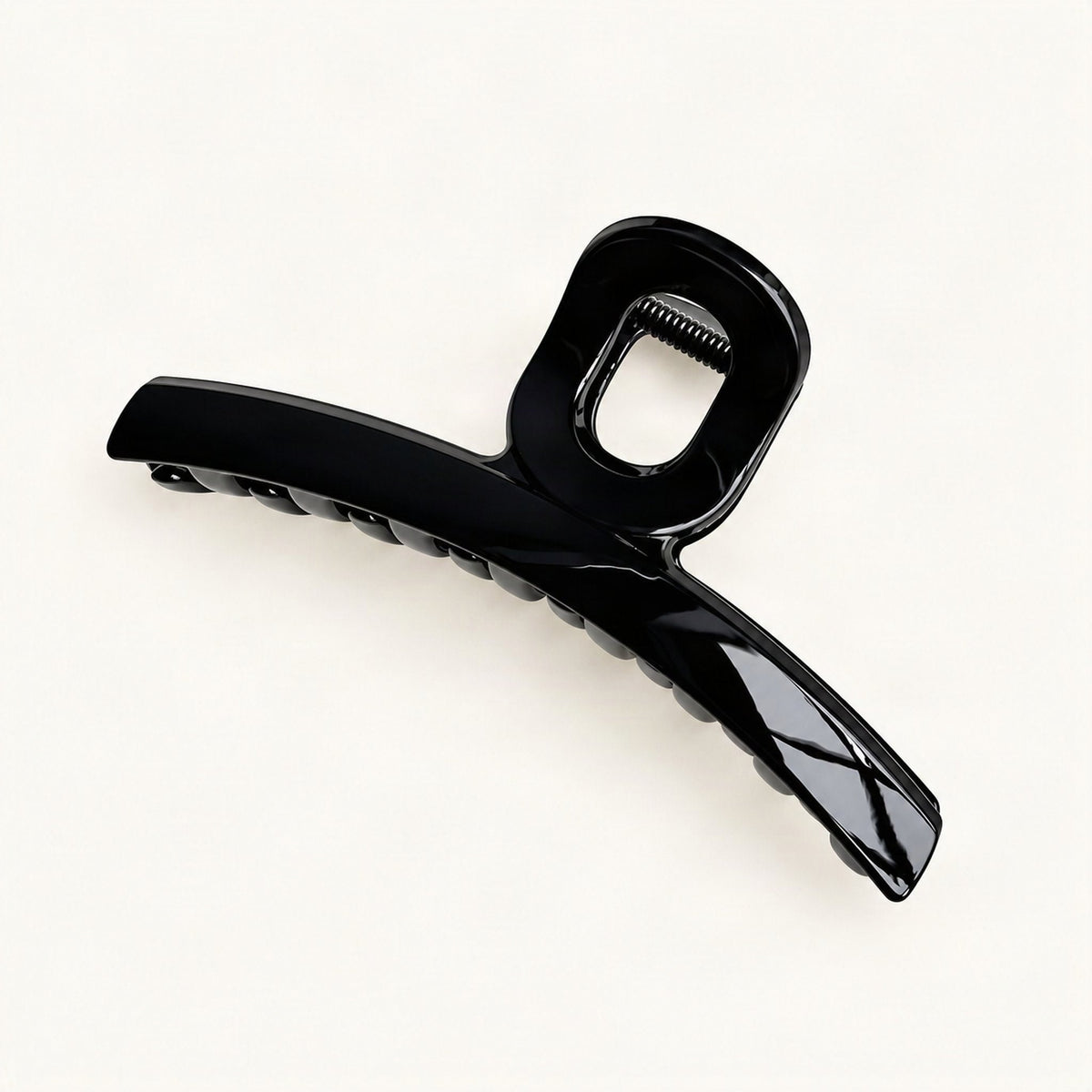 13 cm Resin Claw Hair Clip with Teeth in Black [FITINY Hair]