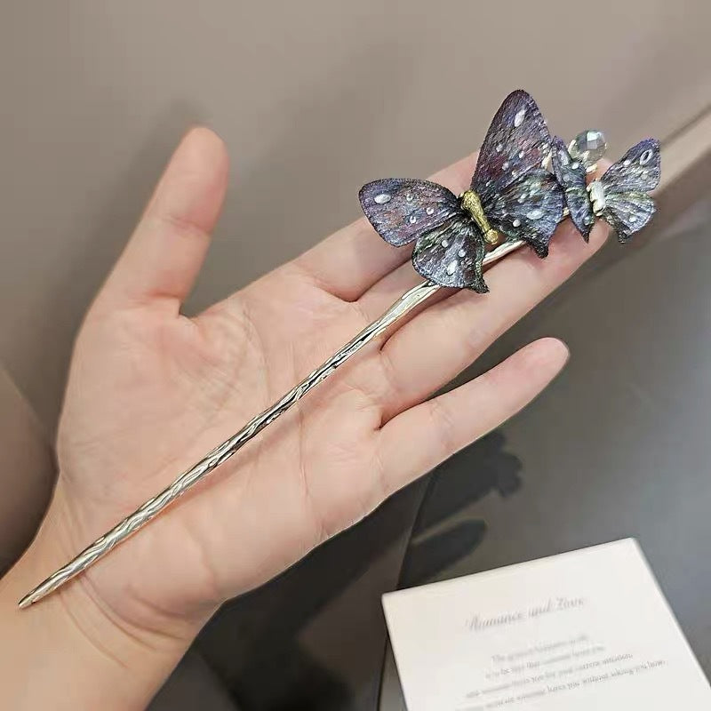 Embroidered Butterfly Hair Stick, additional view 4