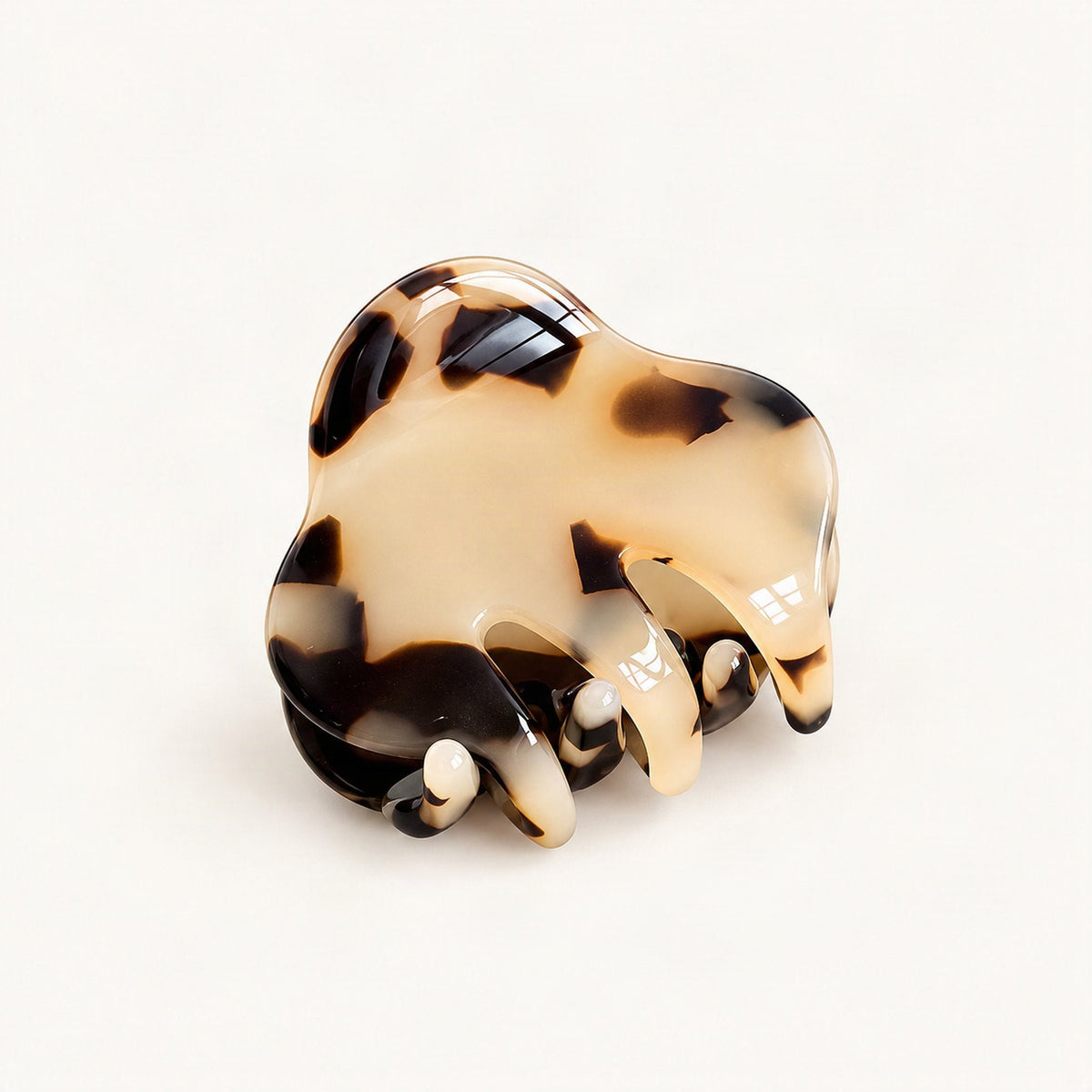 Mini Acetate Claw Clip, 3.8 cm, Assorted Colors in Blonde Tortoise [FITINY Hair]