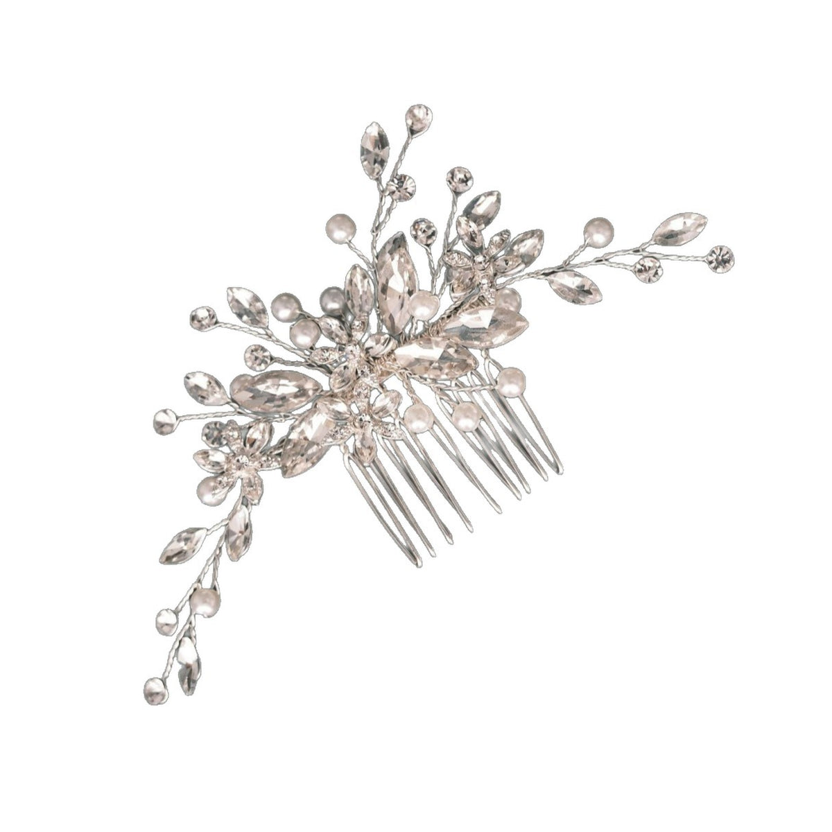 Decorative hair comb isolated against a light background
