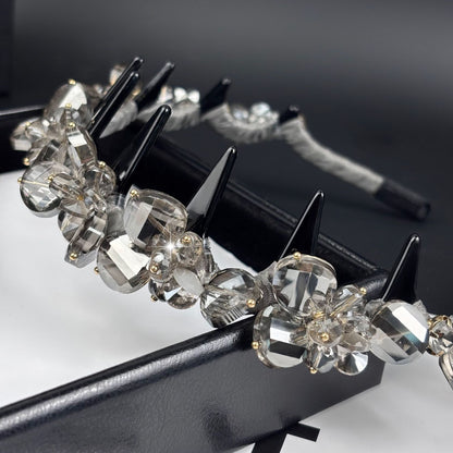 Rhinestone Floral Teeth Headband, additional view 3