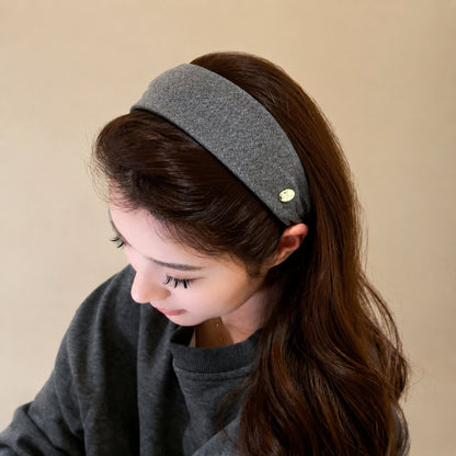 Wool-Blend Wide Padded Headband, additional view 2