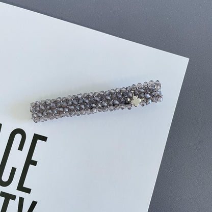 Crystal-Beaded Duck-Bill Hair Clip, additional view 3