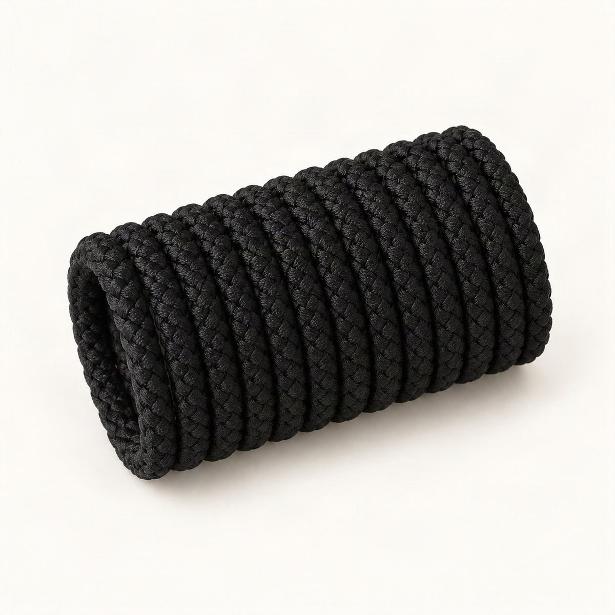 Braided Elastic Hair Ties in a Jar in Black [FITINY Hair]
