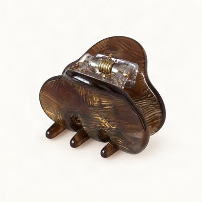 Mini Cellulose Acetate Claw Clip in Bronze [FITINY Hair]