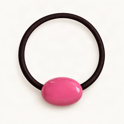 Glossy Resin Bead Hair Tie in Berry [FITINY Hair]