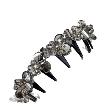 Rhinestone Floral Teeth Headband, additional view 4