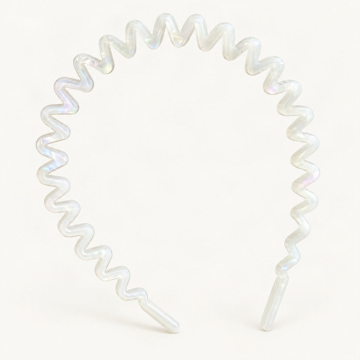 Wavy Cellulose Acetate Headband, 6 mm Thick in Mermaid [FITINY Hair]