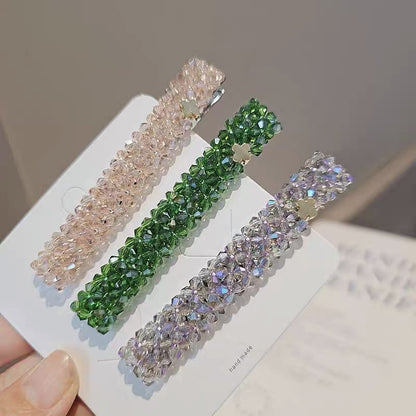 Crystal-Beaded Duck-Bill Hair Clip, additional view 7