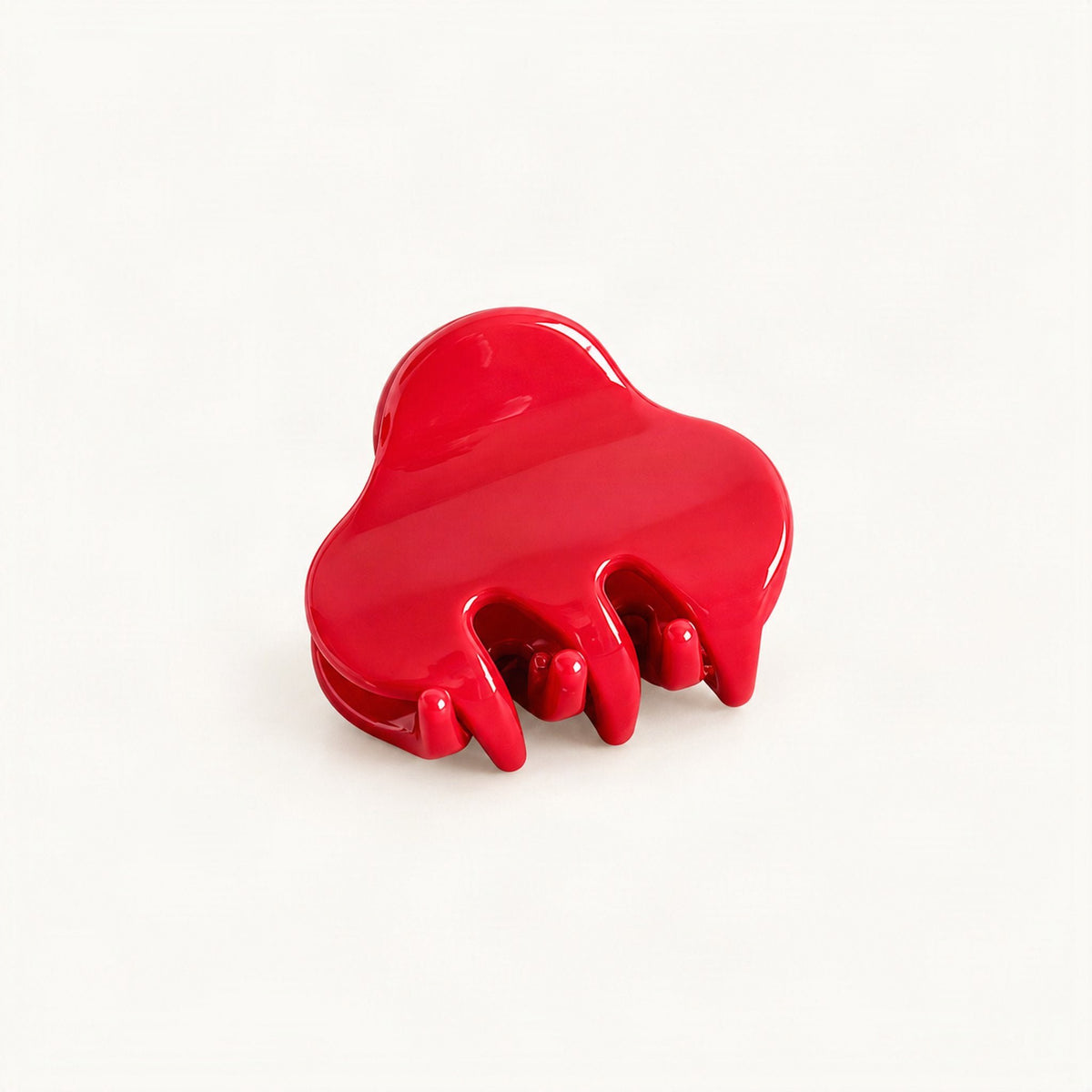 Mini Acetate Claw Clip, 3.8 cm, Assorted Colors in Red [FITINY Hair]