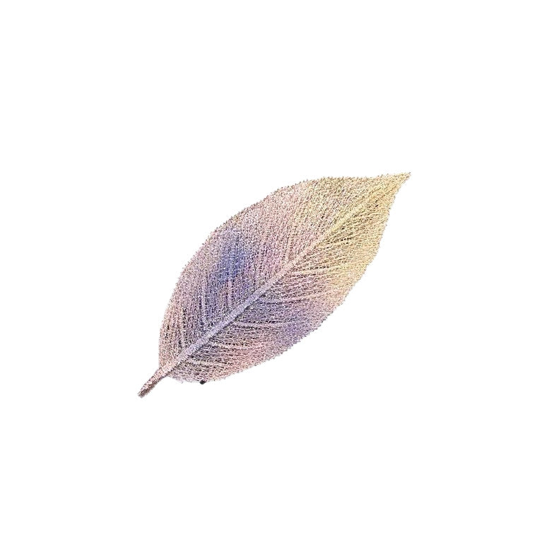 Embroidered Leaf Side Hair Clip, additional view 6