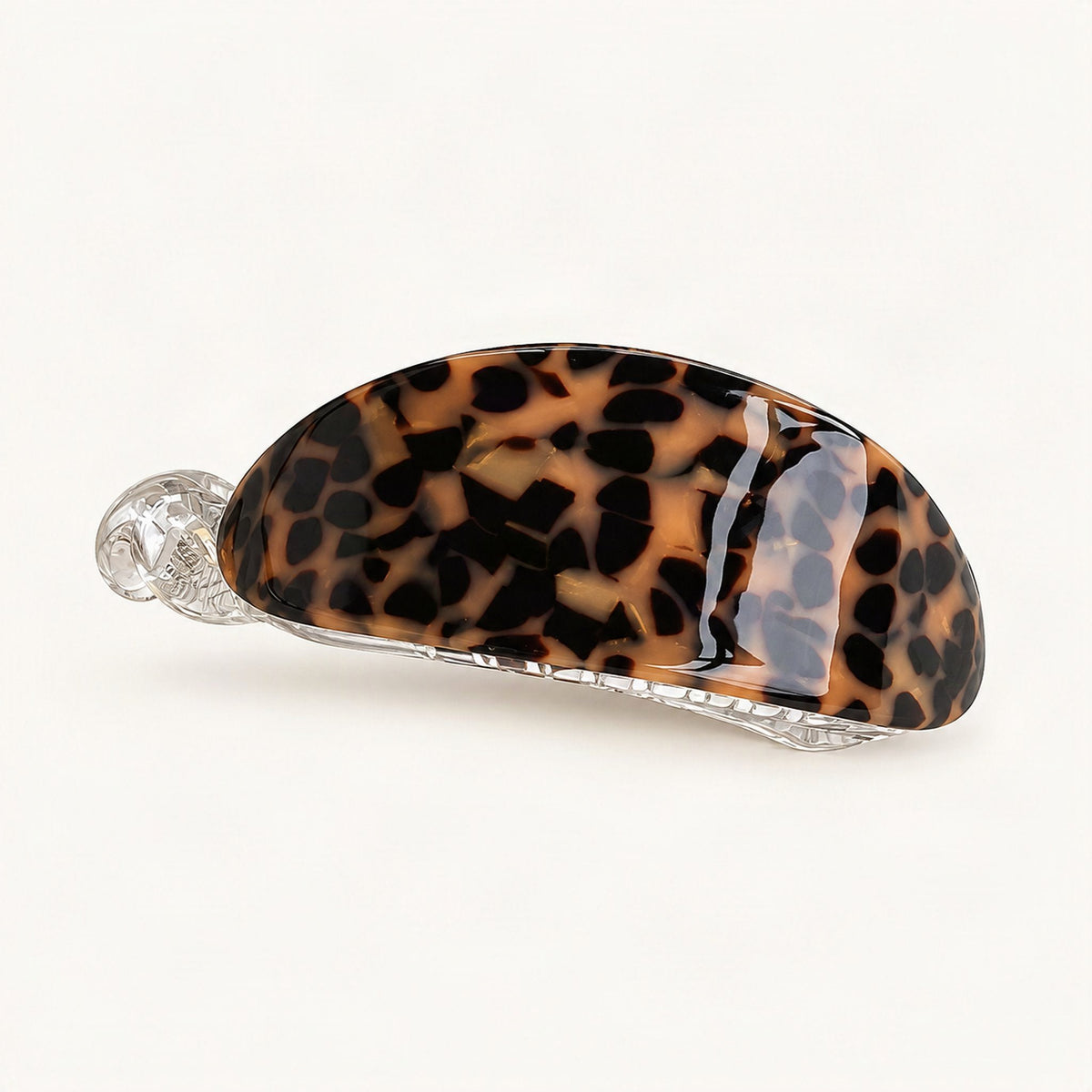 Acetate Hair Claw Clip for Half-Up Styles, 3.1 in in Tortoise [FITINY Hair]
