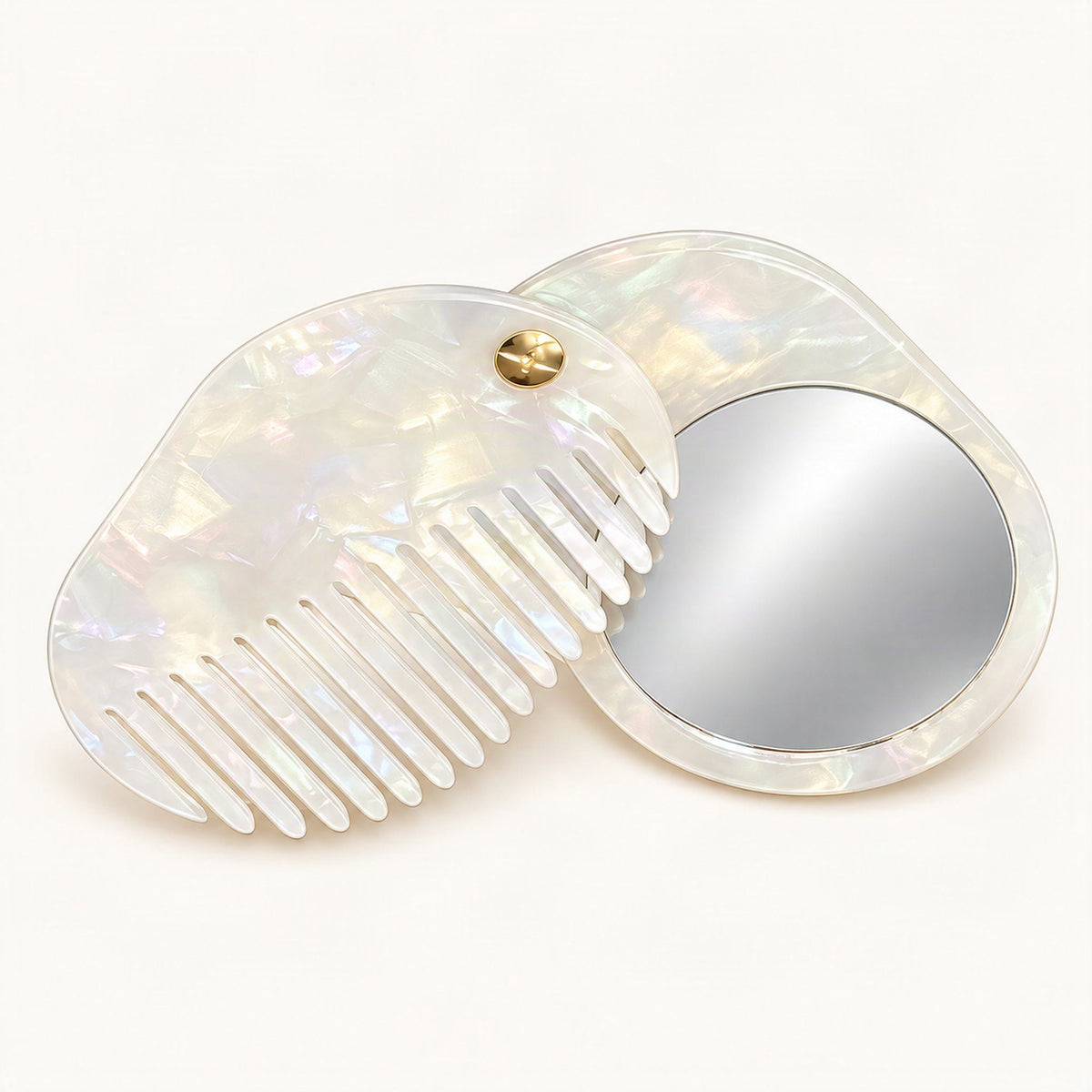 Acetate Pocket Mirror Comb in Mermaid [FITINY Hair]