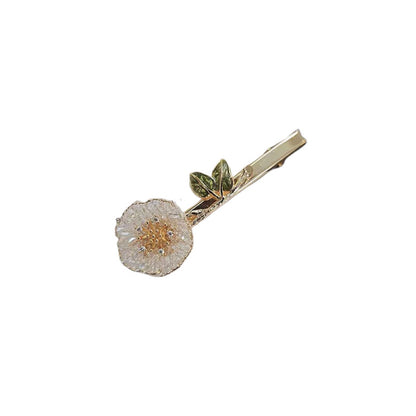 Crystal Rose Duck-Bill Side Hair Clip, additional view 1
