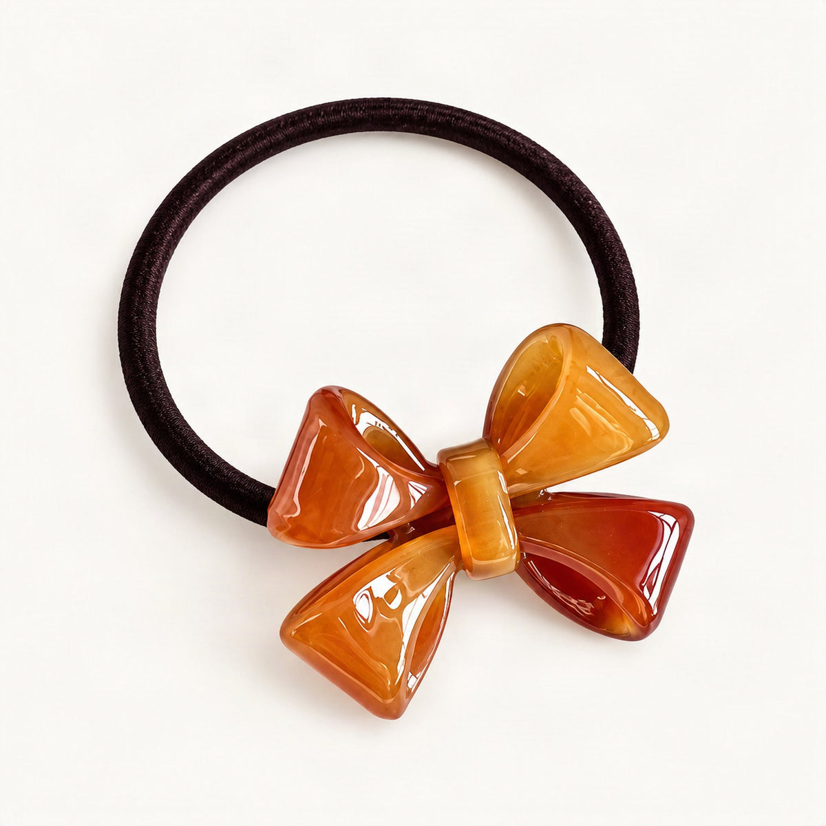 Amber bow hair tie color option [FITINY Hair]