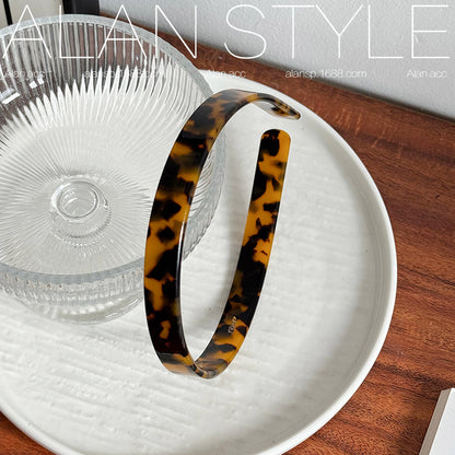 Wide Double-Layer Cellulose Acetate Headband, additional view 4