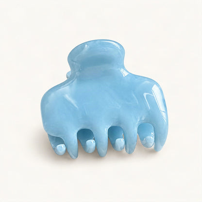 Blue and white acetate claw hair accessory [FITINY Hair]