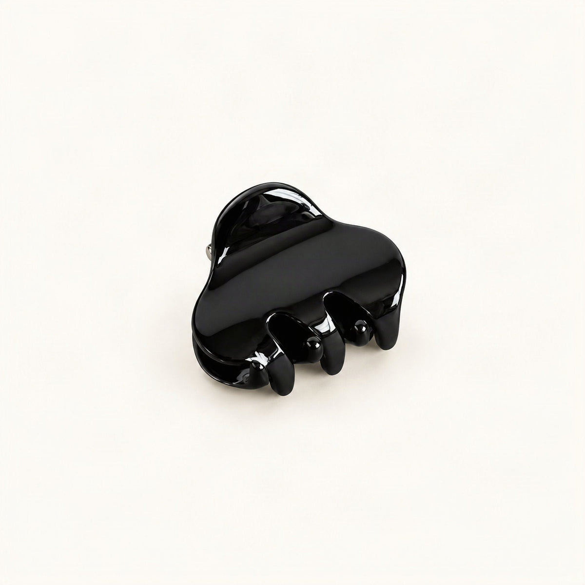 Mini Acetate Claw Clip, 3.8 cm, Assorted Colors in Black [FITINY Hair]