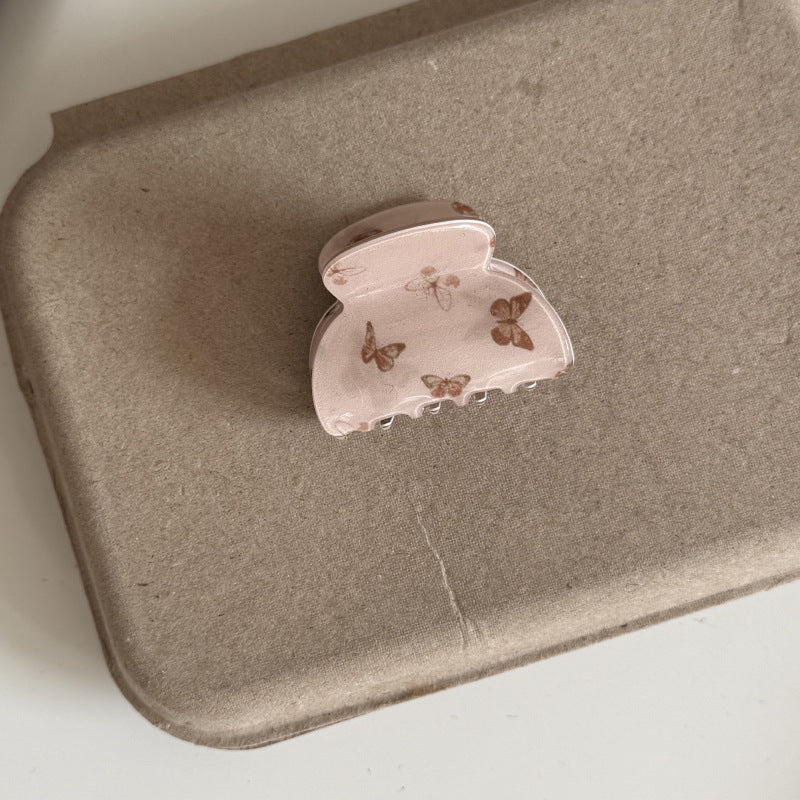 Butterfly Print Acrylic Small Claw Clip, additional view 1