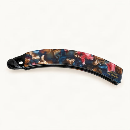 Curved Acetate Banana Hair Clip in Multicolor [FITINY Hair]