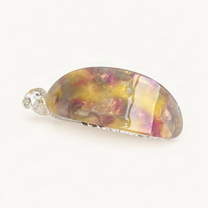 Acetate Hair Claw Clip for Half-Up Styles, 3.1 in in Multicolor [FITINY Hair]