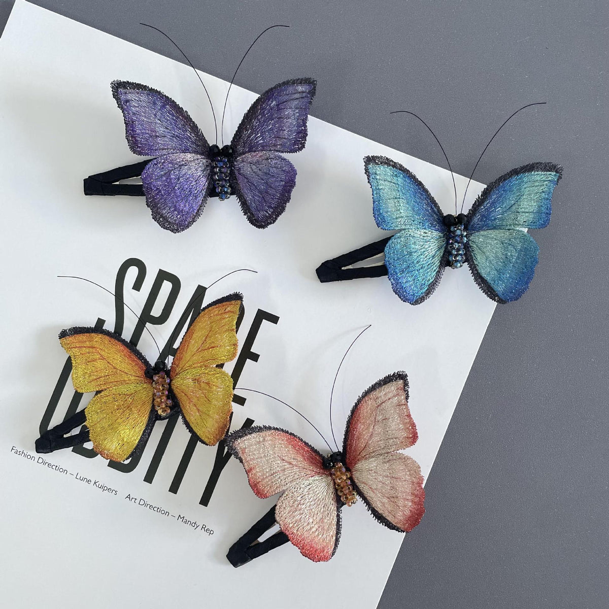 Gradient Butterfly Snap Hair Clip, additional view 6