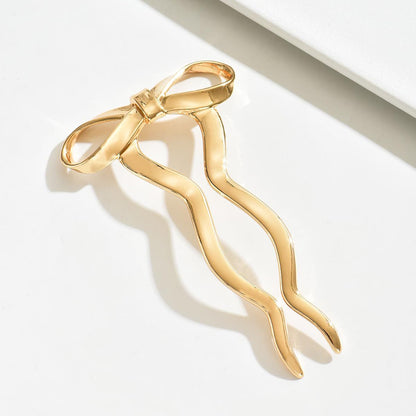 Metal U-Shaped Hair Fork with Decorative Top, additional view 2