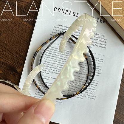 Slim Double-Layer Acetate Headband, additional view 3