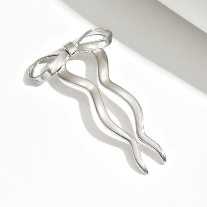 Metal U-Shaped Hair Fork with Decorative Top, additional view 1