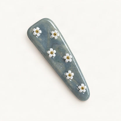 Green gradient acetate hair clip for securing flyaways [FITINY Hair]