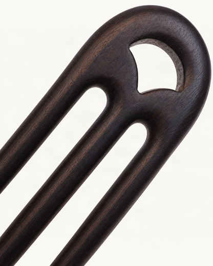 Three-Prong Wooden Hair Fork — close-up of material and decoration [FITINY Hair]