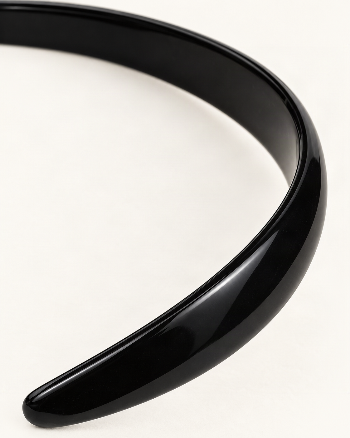 Classic Cellulose Acetate Headband — close-up of material and decoration [FITINY Hair]