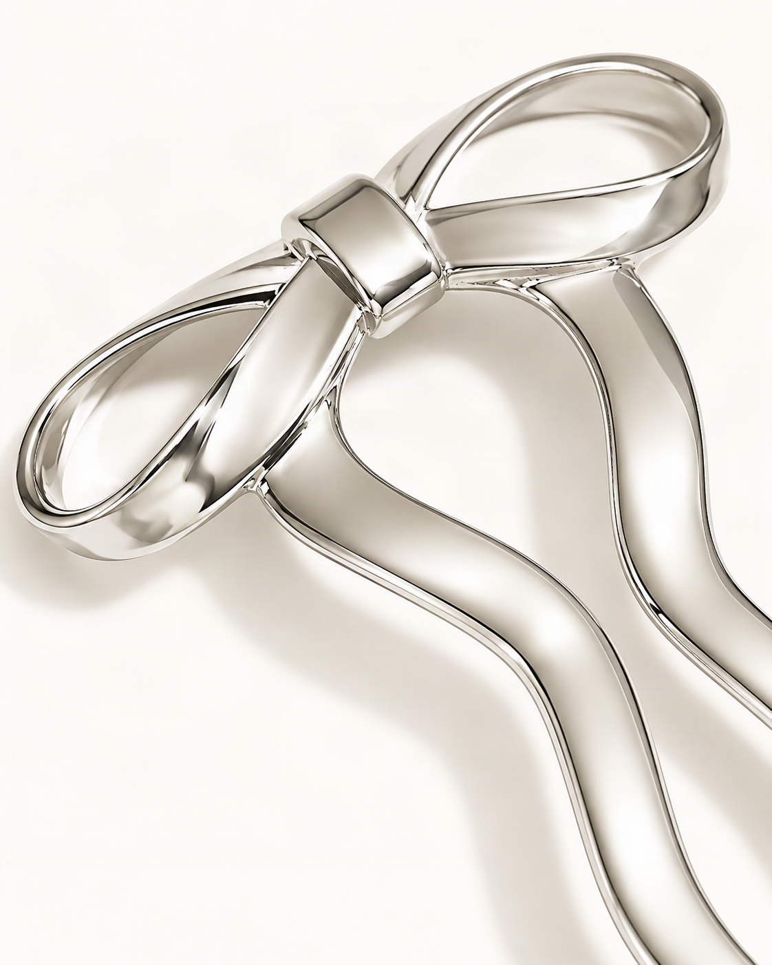 Metal U-Shaped Hair Fork with Decorative Top — close-up of material and decoration [FITINY Hair]