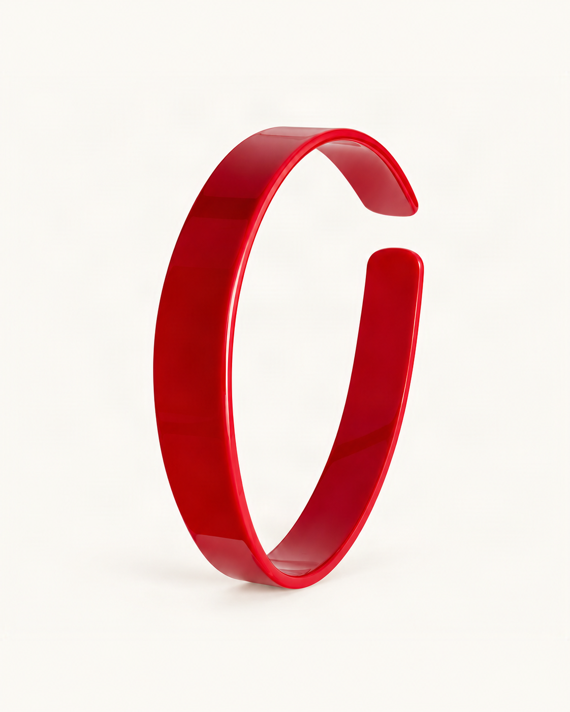 Wide Double-Layer Cellulose Acetate Headband — single accessory on warm ivory background [FITINY Hair]