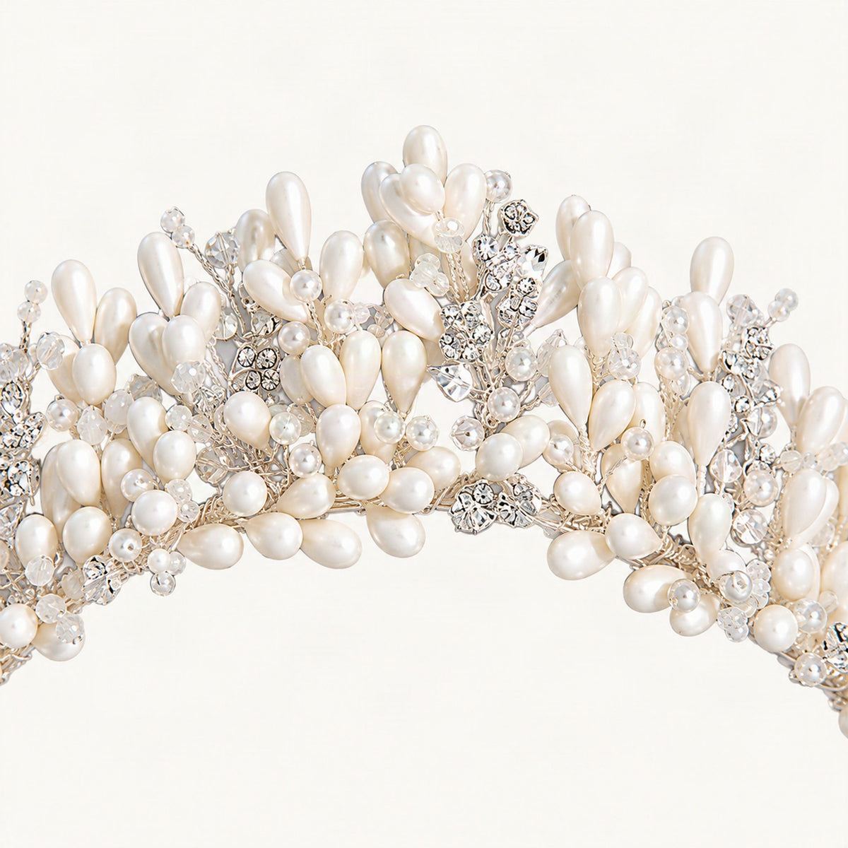 SP2345 Pearl and crystal crown detail [FITINY Hair]