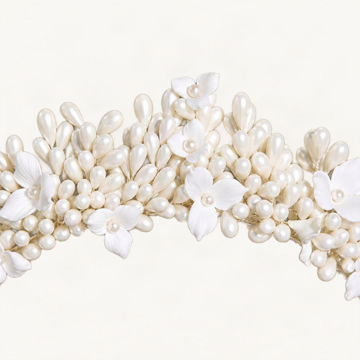 SP2342 Floral pearl crown macro [FITINY Hair]