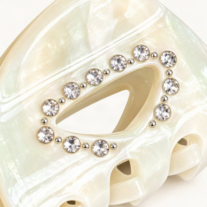 SP2353 Pearlescent acetate and rhinestone detail [FITINY Hair]